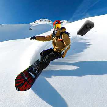 Bețișor selfie din fibră de carbon Insta360, compatibil universal, model 1-3-YS037, rezistență înaltă