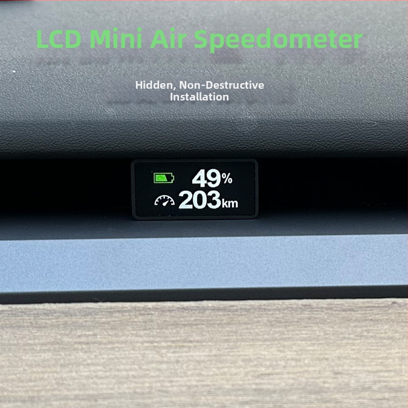 Tesla LCD Head-Up Display X2 Model Y un Model 3 – PC+ABS materiāls, DC barošana