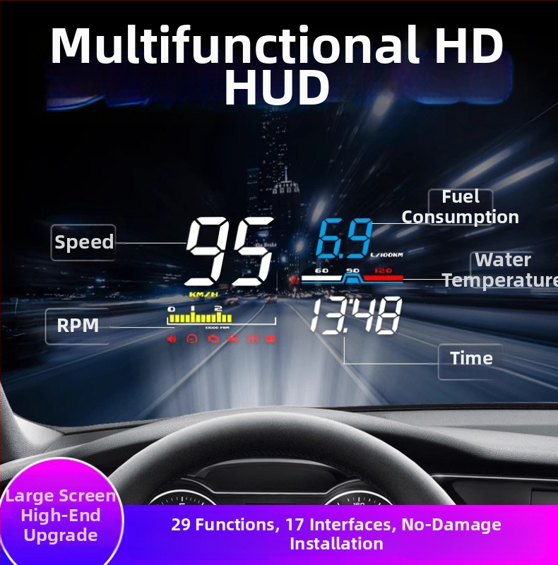 Autohud displejs, OBD-saderīgs, Modelis M3-1, Manuāla kontrole, Barošanas avots — bateriju kastīte
