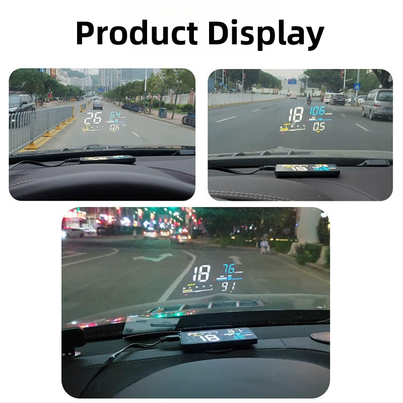 Autohud displejs, OBD-saderīgs, Modelis M3-1, Manuāla kontrole, Barošanas avots — bateriju kastīte