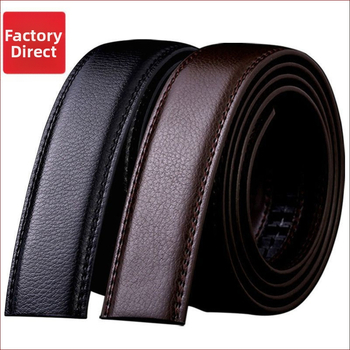 Vīriešu divslāņu ādas josta ar automātisku sprādzi (Materiāls: āda; Sprādze: sakausējums; Aizvērums: automātisks)