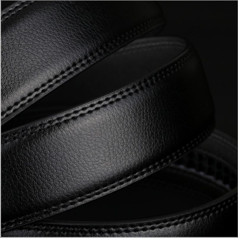 Vīriešu divslāņu ādas josta ar automātisku sprādzi (Materiāls: āda; Sprādze: sakausējums; Aizvērums: automātisks)