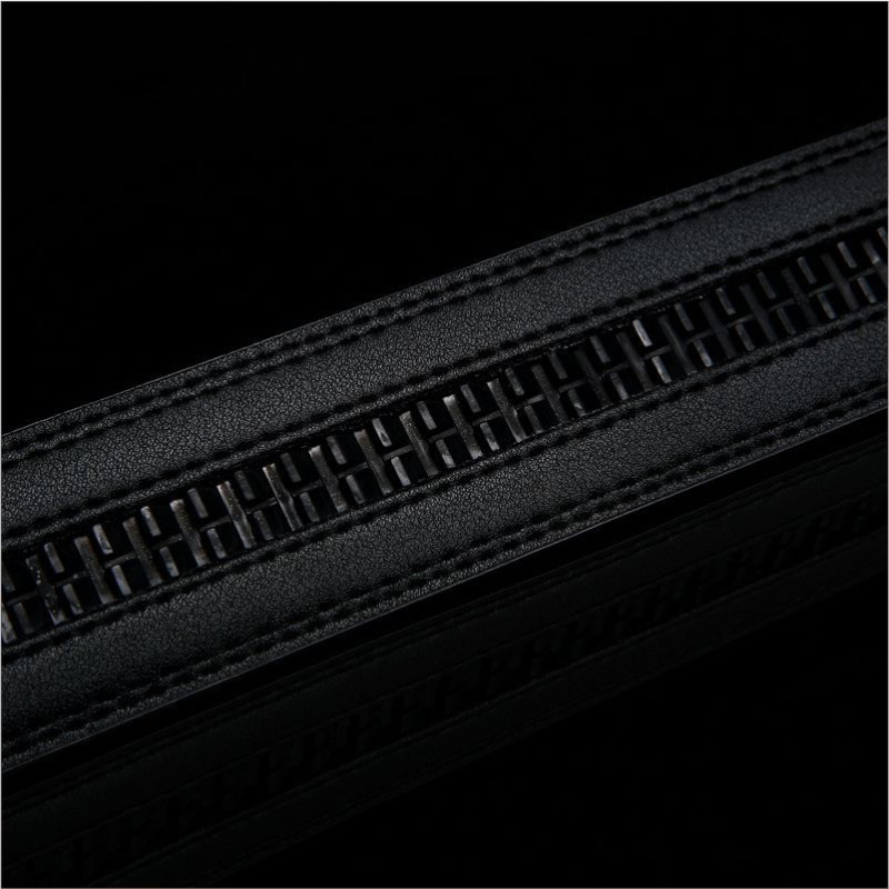 Vīriešu divslāņu ādas josta ar automātisku sprādzi (Materiāls: āda; Sprādze: sakausējums; Aizvērums: automātisks)