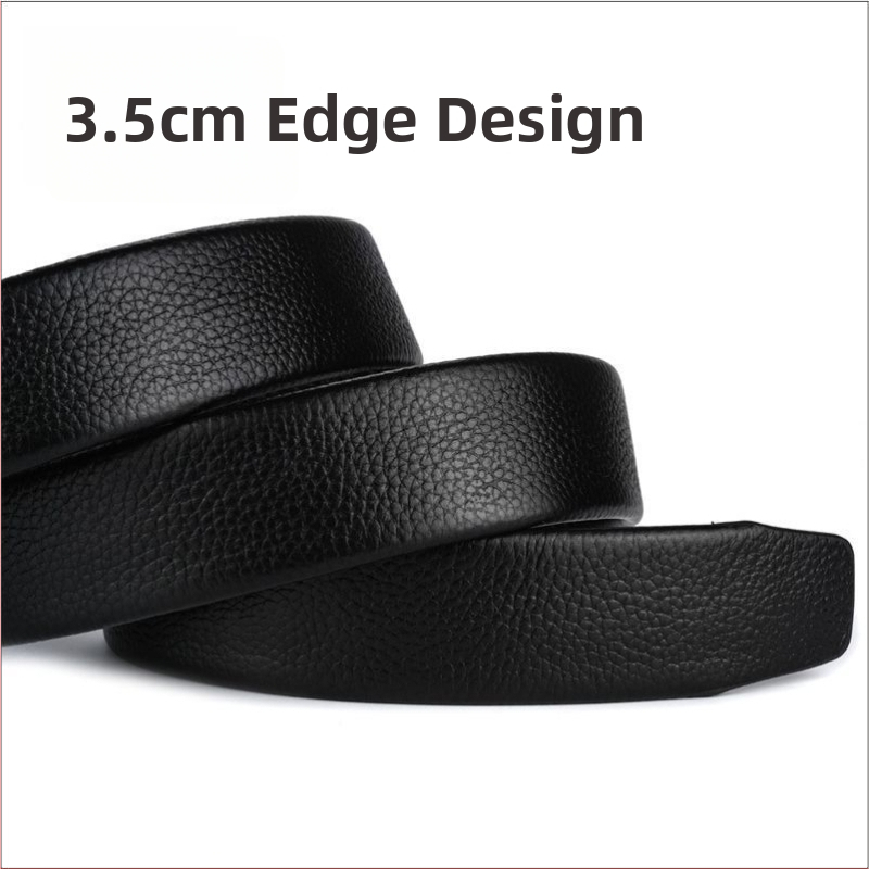 Vīriešu divslāņu ādas josta ar automātisku sprādzi (Materiāls: āda; Sprādze: sakausējums; Aizvērums: automātisks)