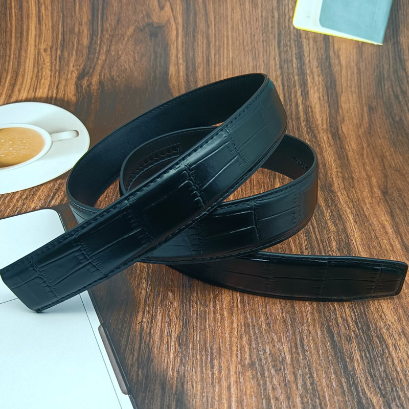 Vīriešu divslāņu ādas josta ar automātisku sprādzi (Materiāls: āda; Sprādze: sakausējums; Aizvērums: automātisks)