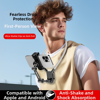 Suport MagSafe pentru telefon la gât, pentru ciclism, înregistrare video magnetică, construcție din ABS metal, stil universal, utilizare în aer liber pentru ciclism, personalizare disponibilă, marcă privată autorizată