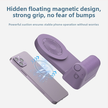 Bluetoothi kaamerakäepide magnetkinnituse ja MagSafe stalinio belaidžio laadimisega, ABS LMH-P005