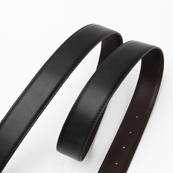 Vīriešu ādas josta no īstas ādas ar divslāņu liellādu ādu, sprādze no sakaļas ar adatu, platums 3.5 cm