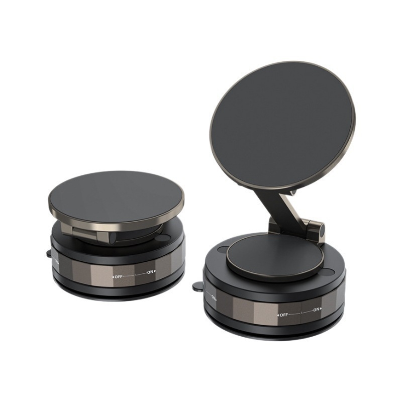 Suport magnetic pentru telefon în mașină — suport universal din aliaj, pliabil și rotativ pentru navigație