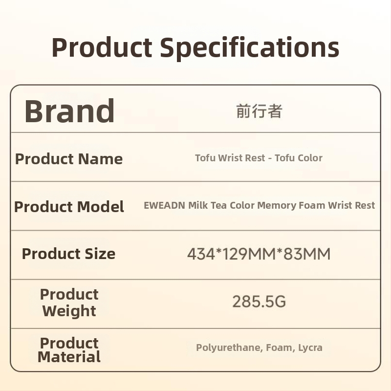 Rokas locītavas spilventiņš ar atmiņas putām, divpusējs, LYCRA putas, biroja lietošanai