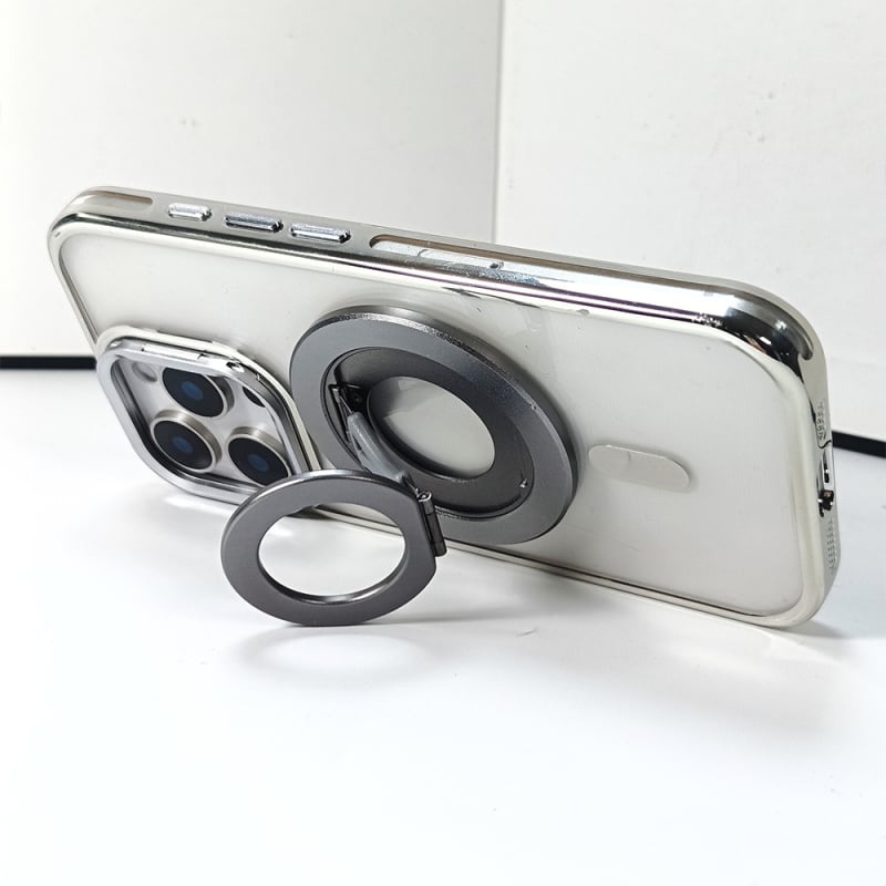 Βάση κινητού αυτοκινήτου με διπλής όψεως μαγνήτη, αναδιπλούμενη, μεταλλικό κράμα, περιστροφή 360°