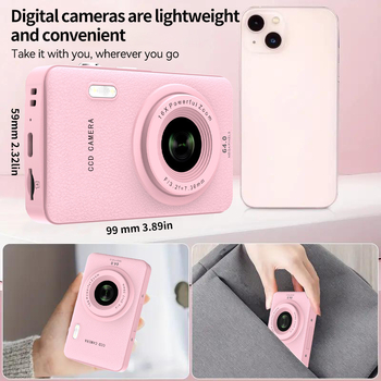 Dječji digitalni fotoaparat s printerom Q3 – LCD zaslon, podrška TF kartici, kućište PC+ABS, trajanje baterije 2–3 sata