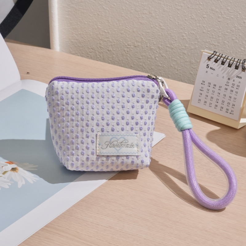 Hengxian Novčanik za kovanice, Mrežasta mini torbica za zapešće, Unisex, Višestruko skladištenje