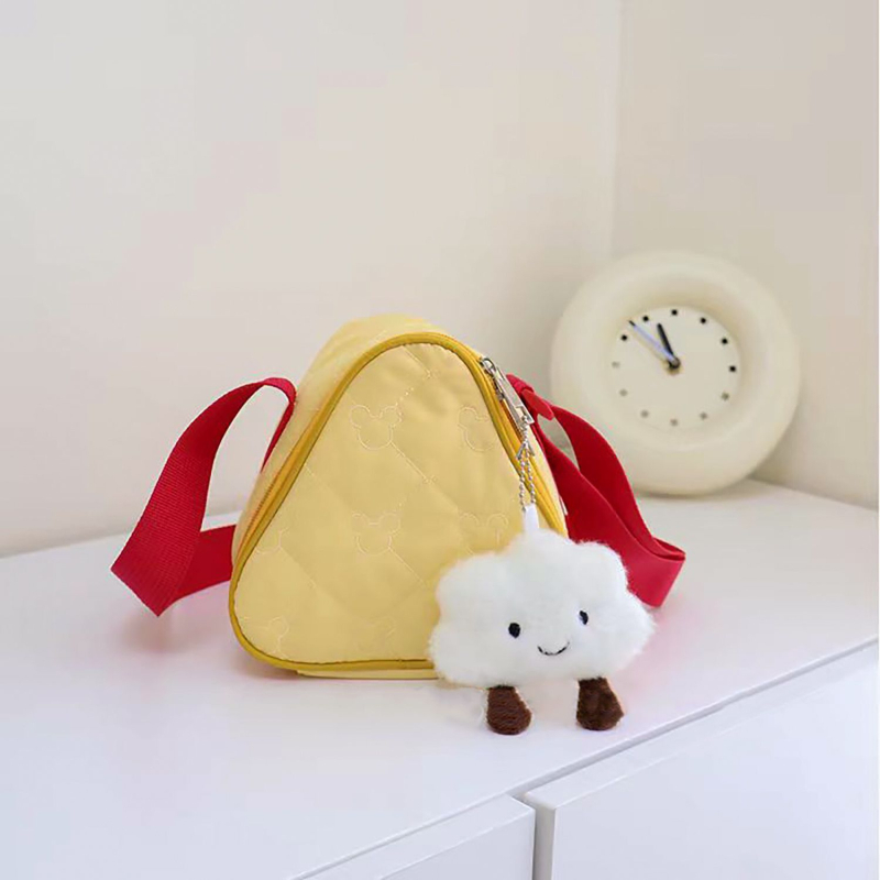 Torba za kameru s crtić printom, crossbody dizajn, zatvarač na šnuru, PU materijal, podstava od pamuka