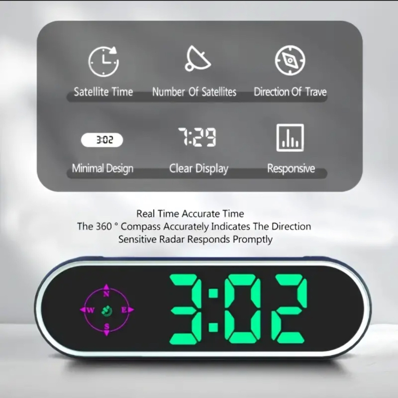 Automobiļu HUD displejs SHV11, darbināms ar USB, 110 g, vispārēja saderība, KMH/MPH pārslēdzams