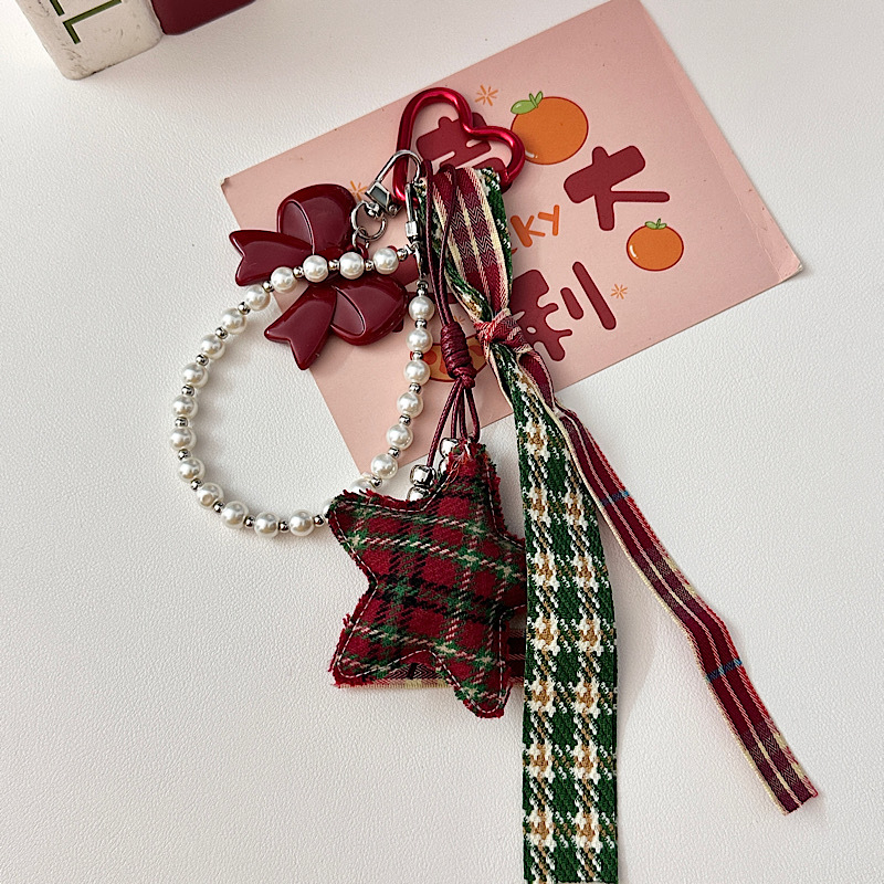 ZHI JIE Akrilo Rankinės Pakabukas – Miesto Minimalistinis Stilius, Žvaigždžių Meilės Raštas, Ruduo 2025