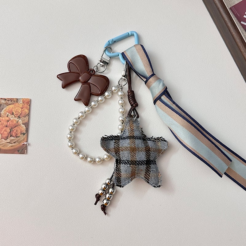 ZHI JIE Akrilo Rankinės Pakabukas – Miesto Minimalistinis Stilius, Žvaigždžių Meilės Raštas, Ruduo 2025