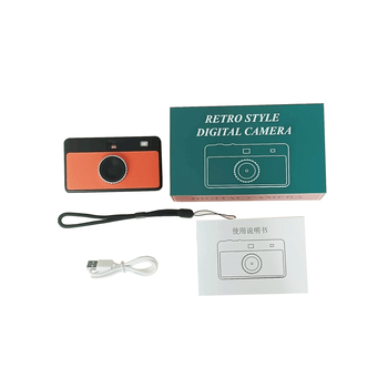 Retro kamera ljepote za učenike, prijenosni HD digitalni fotoaparat, 3x optični zum, prilagođeni logotip