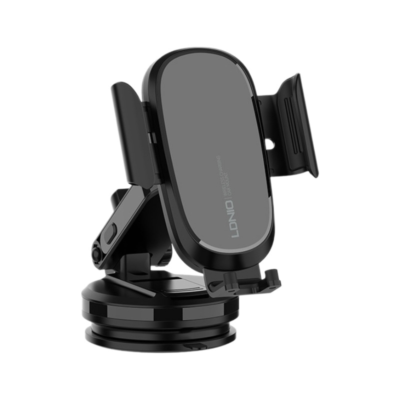 Ldnio στήριγμα κινητού για αυτοκίνητο με ασύρματη φόρτιση 15W, βεντούζα, καθολικού τύπου