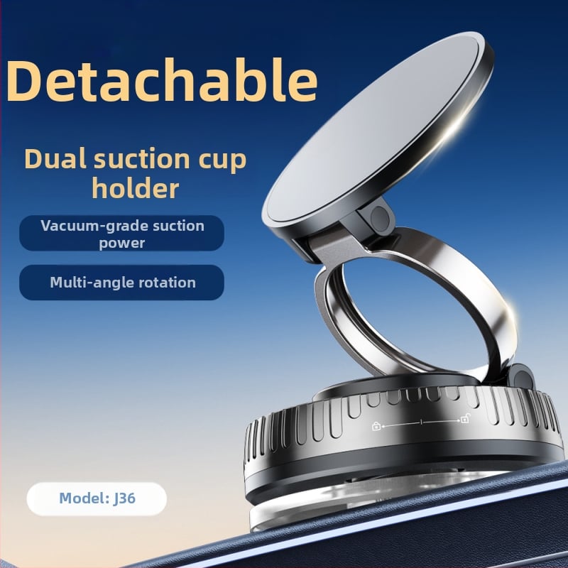 Suport magnetic pentru telefon auto, cu ventuză, din plastic, universal