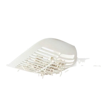 PVC lopatica za mačji pijesak s šupljom mrežom i držačem