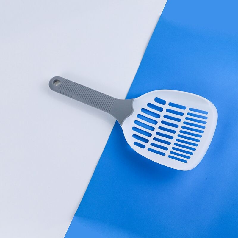 PVC lopatica za mačji pijesak s šupljom mrežom i držačem