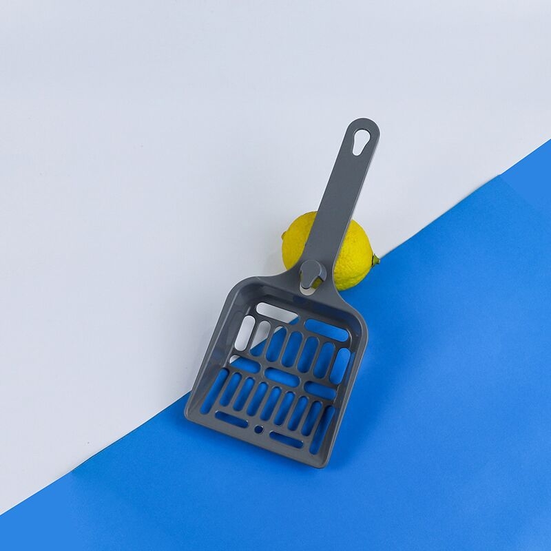 PVC lopatica za mačji pijesak s šupljom mrežom i držačem