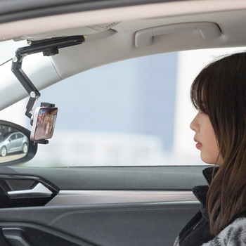 Držač za telefon u automobilu, univerzalna podrška za navigaciju na sunčani vizir, HUD klip, prenosno