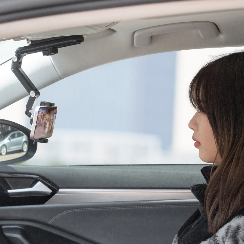 Držač za telefon u automobilu, univerzalna podrška za navigaciju na sunčani vizir, HUD klip, prenosno