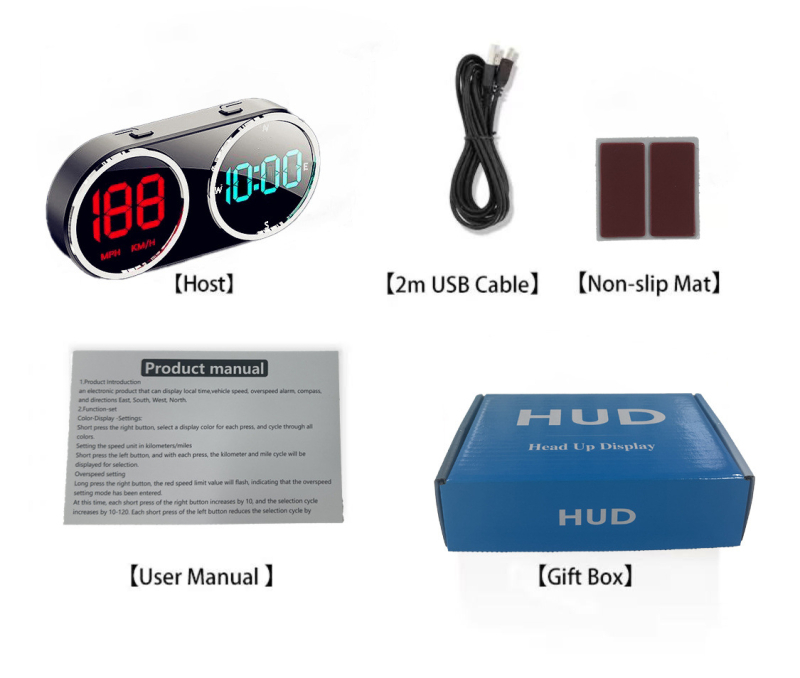 Speedlink HUD automašīnas Head-Up displejs, bez miglas tips, USB barošana, 130 g, izcelsme Shenzhen