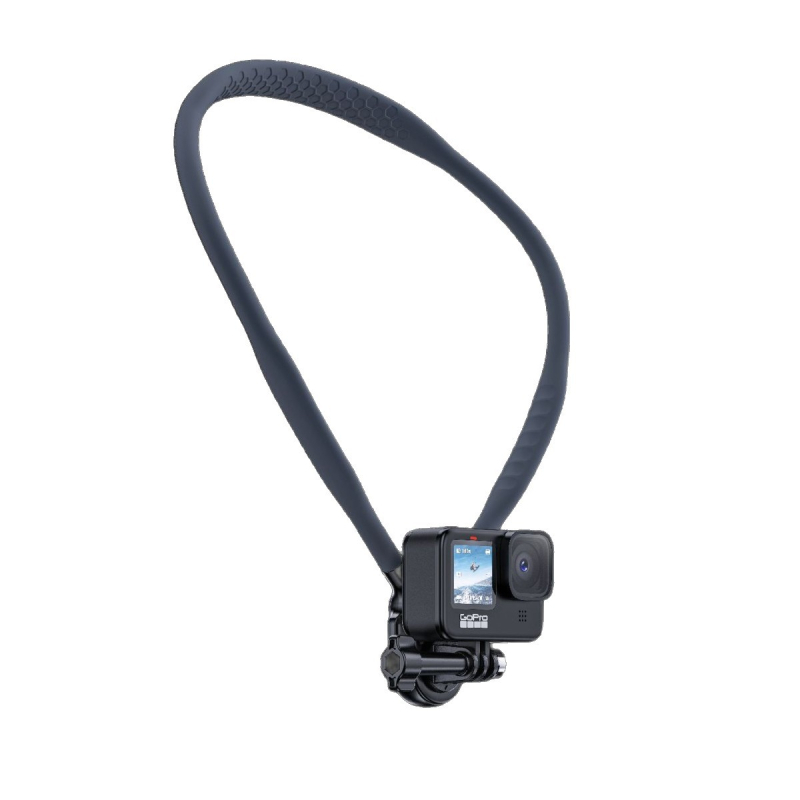 Στήριγμα λαιμού για κάμερες δράσης, PC-ABS + silica gel, αντοχή 5 kg, βάρος 0,38 kg, δυνατότητα παραμετροποίησης