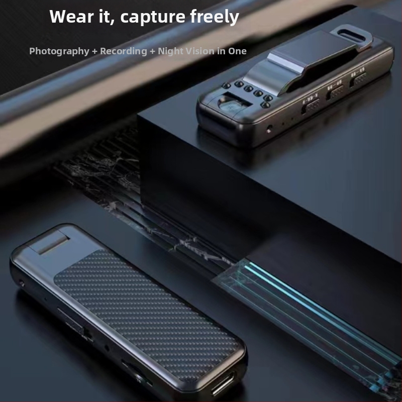 PB10 cameră stil pix pentru înregistrare video, 1080p, viziune nocturnă infraroșu, senzor 5 MP, stocare pe card TF, autonomie baterie 3-4 ore