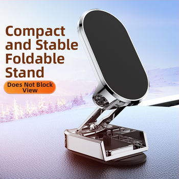 D11 Držiak na telefón do auta — Fire Leopard Industrial, magnetická sacia základňa, hliníkové telo, univerzálna navigácia