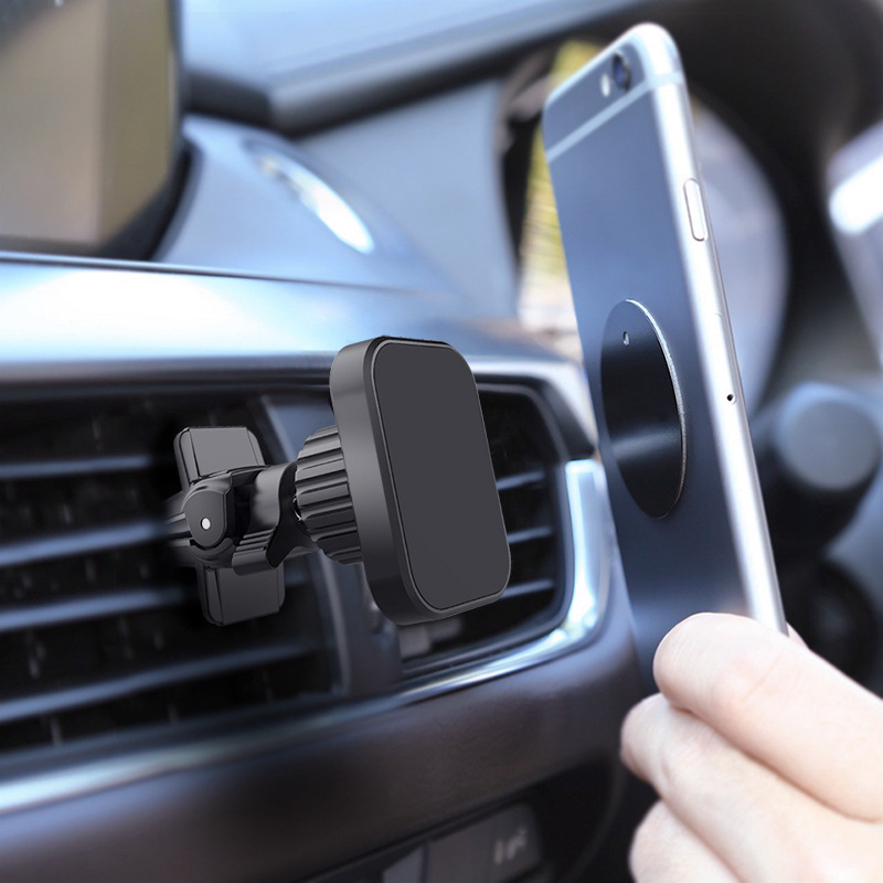 Magnetni držač telefona za automobil na ventilaciji, univerzalni, plastika