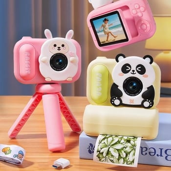 H8 dječja kamera s mogućnošću neposrednog ispisa – igračka kamera, TF kartica, preko 40 MP, ABS kućište, trajanje baterije 3–5 sati, funkcije: tajmer, ispis fotografija, video, filtri
