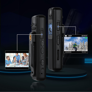 MC85 Zapisnik za prsa s noćnim vidom, 0,85'' LCD, MicroSD pohrana, ABS kućište, 400mAh baterija