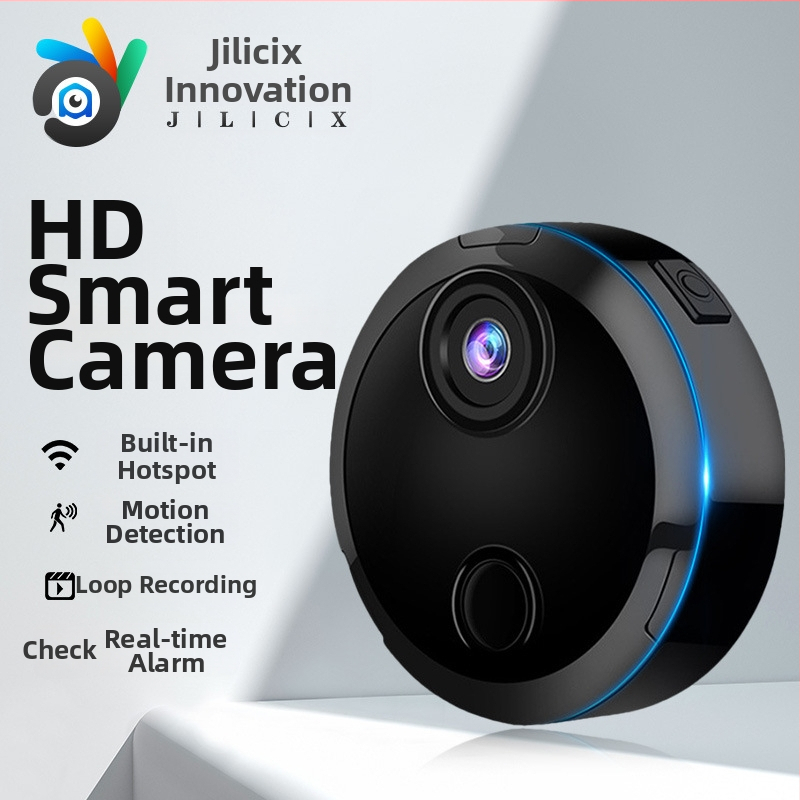 Cameră de supraveghere Jingle HDQ15 cu 1080P, viziune nocturnă, acces WiFi de la distanță, stocare TF card, autonomie baterie 180 de minute