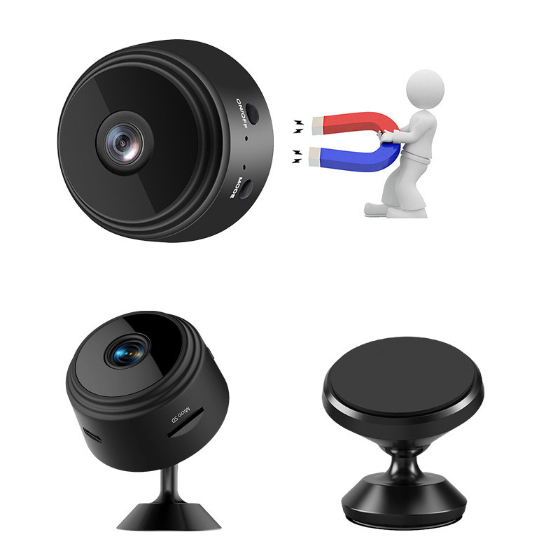 A9 kamera: Bežični WiFi, HD video, noćno vid, 1MP senzor, TF kartica za pohranu