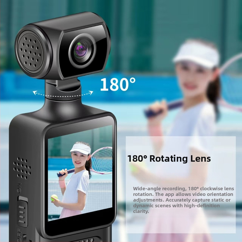 sx-m13 Sportska džepna kamera, 3 MP senzor, 1,3-inčni LCD, TF kartica za pohranu, ABS kućište, trajanje baterije 3–4 sata