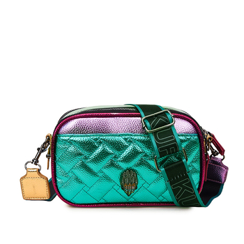 PU torba za kameru, vodoravnog kvadratnog oblika, zatvaranje na zip, unutarnji džep sa zipom i džep za mobitel, jedna naramenica