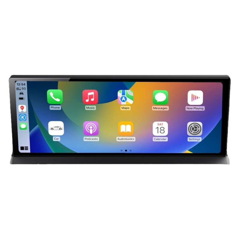 Регистратор за централна конзола със CarPlay и Android Auto, екранна проекция, двойно заснемане отпред и отзад, 2160P видео, 170° зрителен ъгъл