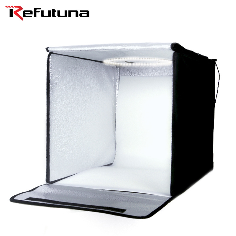 Mini foto-studio - Brend: refutuna; Model: Ring light verzija s dvostrukom temperaturom boje; Materijal: poliester + LED pločica; Težina: 2.6 kg; Kod proizvoda: Syled440 ssd
