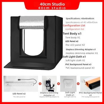 YUYUE 40CM Malé Štúdio Svetlo pre Fotografovanie – Látková Konštrukcia, 40CM Displej, Pre Profesionálne Fotografovanie