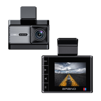A6702 Auto dash kamera s prednjom i stražnjom snimkom, 4K (2160p), 5G WiFi GPS, 170° široki kut, 2.0" zaslon