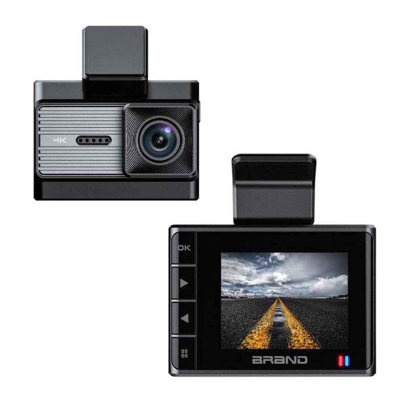 A6702 Auto dash kamera s prednjom i stražnjom snimkom, 4K (2160p), 5G WiFi GPS, 170° široki kut, 2.0" zaslon