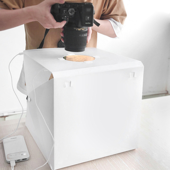 Kompaktno foto-studio s dvostrukim osvjetljenjem i softboxom (sklopivi dizajn, prenosno)