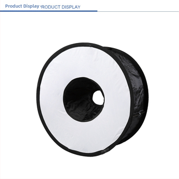 Kružni ring flash softbox s preklopnim dizajnom za makrofotografiju — mekano svjetlo, uvozno mekano platno, OEM obrada