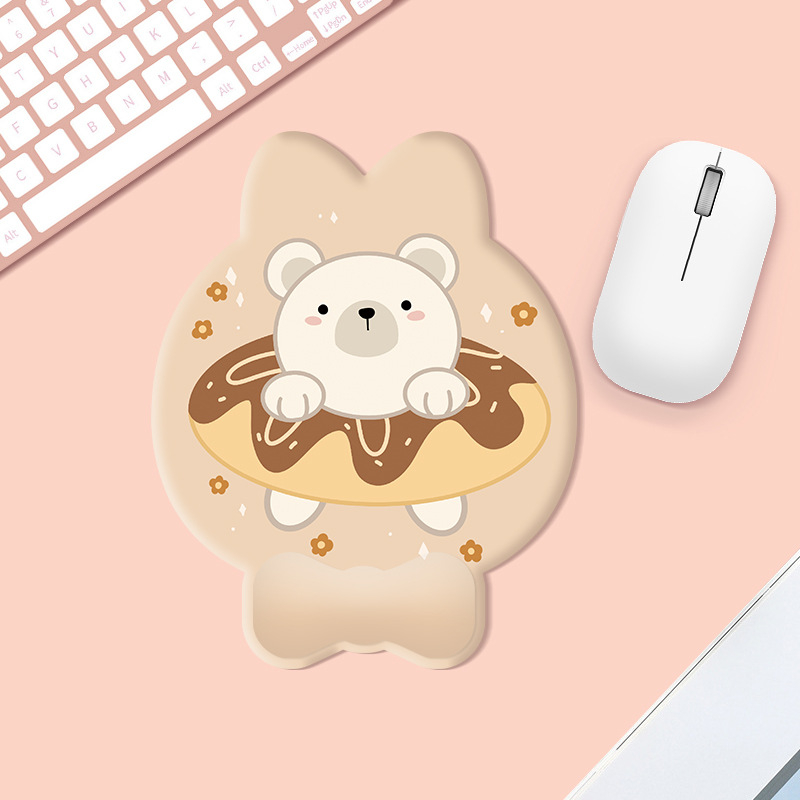 G15 podložak za zglob miša, crtani animacijski oblik, silikon, 220×275×23 mm, otisnut logotip