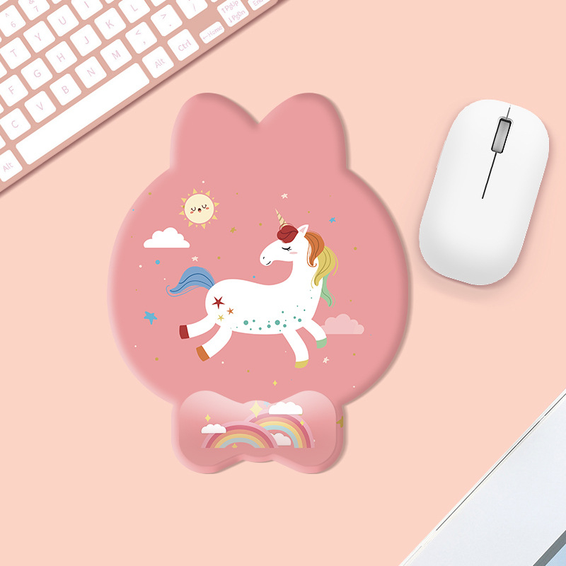 G15 podložak za zglob miša, crtani animacijski oblik, silikon, 220×275×23 mm, otisnut logotip