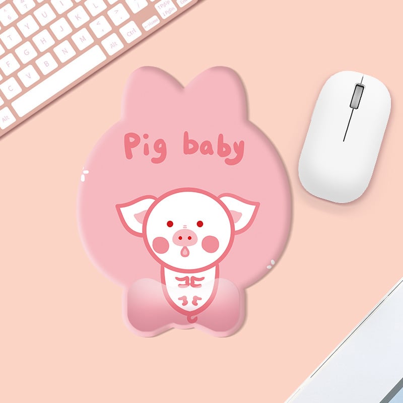 G15 podložak za zglob miša, crtani animacijski oblik, silikon, 220×275×23 mm, otisnut logotip